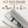 thumbnail image 4 of Low Noise 2-Speed Quiet Dog Grooming Kit - Rechargeable Cordless Pet Hair Clipper Trimmer Shaver for Small and Large Dogs, Cats and Animals, 4 of 6