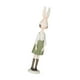 thumbnail image 4 of Estatua de niña conejo Figura de niña conejo Escultura decorativa moderna de escritorio para Verde, 4 of 9