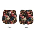 thumbnail image 3 of Salouo Rose Flowers Print Women's 2 in 1 Running Shorts Double-Layer Shorts Athletic Workout Gym Yoga Shorts Running Shorts for Women-X-Large, 3 of 7