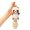 Beige, variant on Plush Big Tailed Raccoon Charm Keychains Lovely Pendant Car Keyring Backpack Decoration Fashion Jewelry for Women Girls