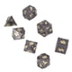 thumbnail image 4 of Juego De Dados, Juego De Dados De Juego De Rol De Número Claro De 7 Piezas Para Amigos Para Enseñar ANGGREK Fuente de oro negro galvanizado, 4 of 8