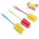 thumbnail image 3 of EeaseMX 3 piezas de esponjas creativas y duraderas para limpiar vasos, utensilios de cocina, cepillos retráctiles colgantes de dos colores (color aleatorio), 3 of 7