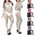 thumbnail image 3 of Women Lingerie Underwear Bodystocking Gift Sexy Fishnet Body Bodysuit Babydoll, 3 of 5