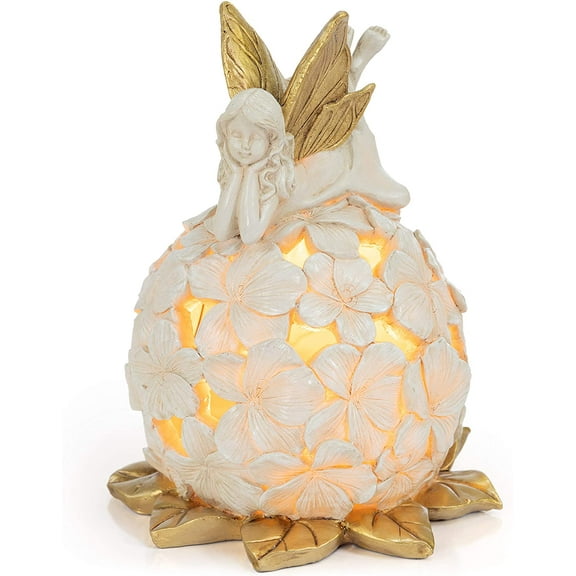 VP Home Enchanted Floral Fairy Solar Powered LED Outdoor Decor Garden