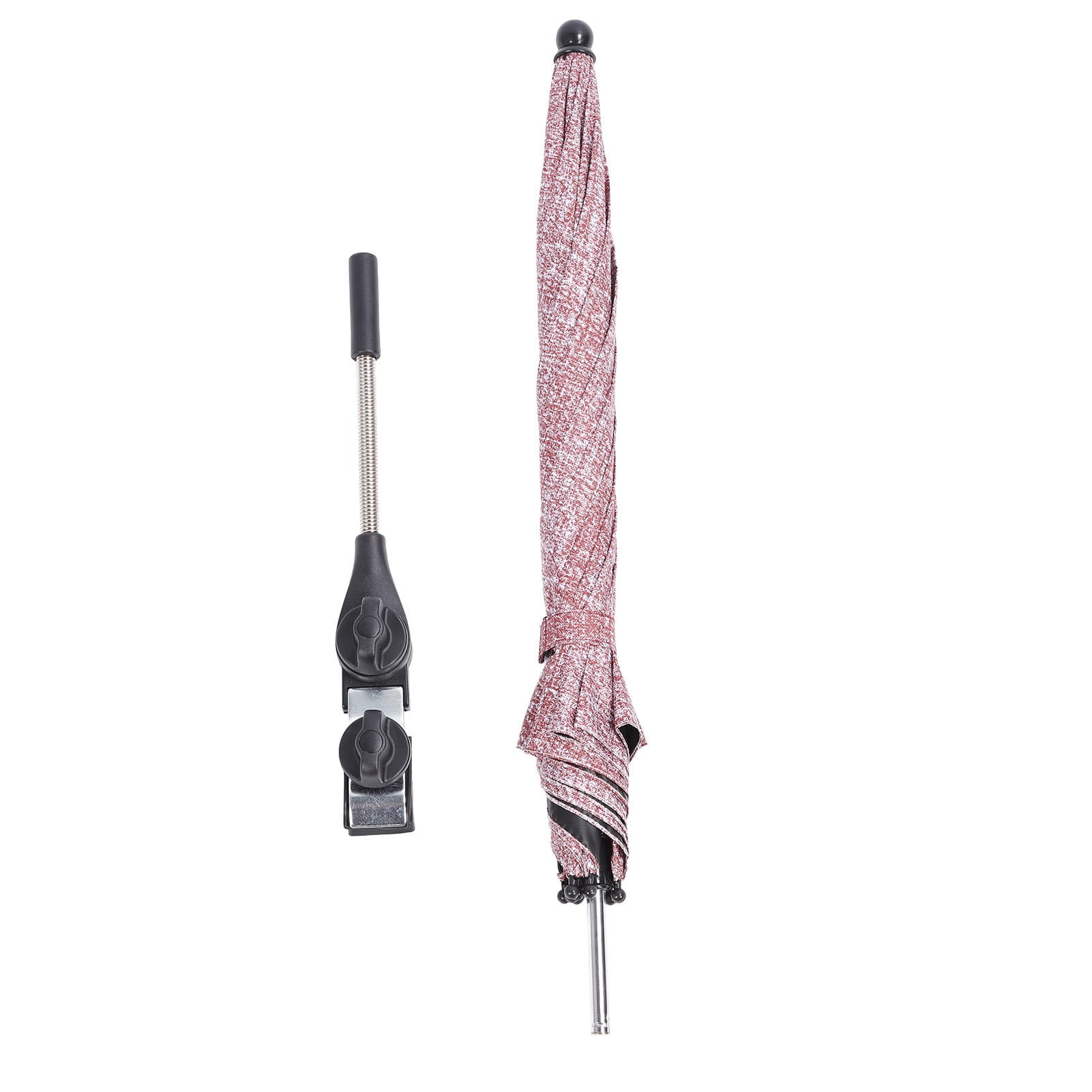 LAZIOEGR Premium Adjustable Baby Stroller Sun Shade Umbrella, 85 cm, UV‑Coated, Clip‑On, Lightweight, Rain & Sun Protection