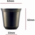 thumbnail image 2 of 80ml anti-scalding non-slip thickened double-layer stainless steel coffee mug, 2 of 4