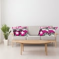 thumbnail image 4 of Ambesonne City Throw Pillow Cover 4 Pack, Urban Bass Guitar Rock, 16", Hot Pink Pale Grey Black, 4 of 6