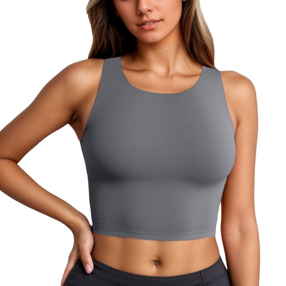 Women Swim Top Tank Top For Women'S Solid Color Swimwear Tankini Top Breathable Comfortable Swim Shirt For Beach Pool Water Activities Summer