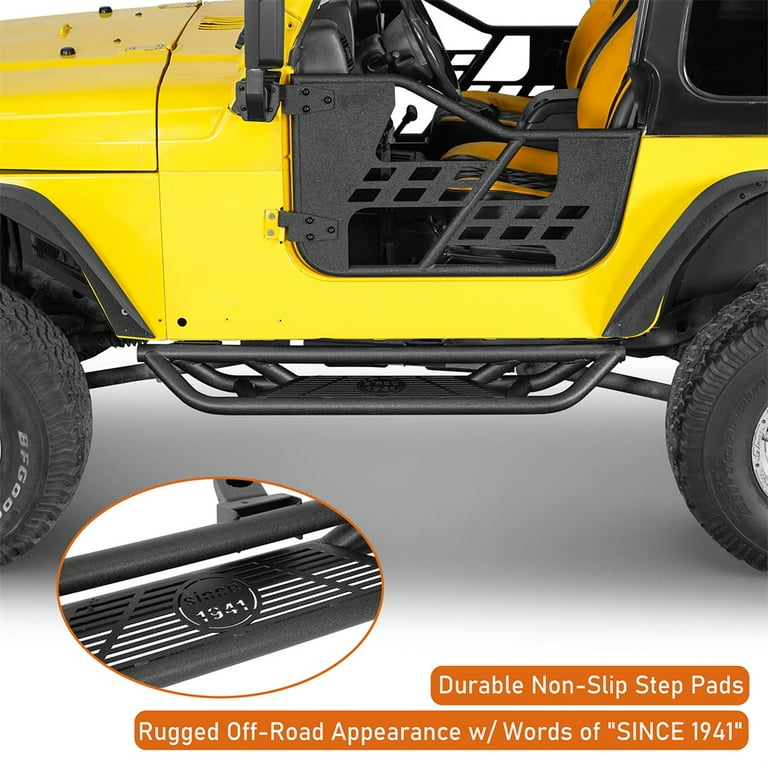 Hooke Road Running Boards Drop Down Side Step Bars for 1997-2006