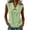 Green, variant on Sleeveless Shirts for Women Y2k Women's Solid Color Casual Sleeveless Lapel Doll Collar Knot Half Button Placket Pullover Top Yellow 3X
