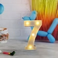 thumbnail image 6 of Marquee Light Up Letters | Large Light Up Numbers | Battery Powered and Bright with Every Letter of the Alphabet | For Wedding, Birthday, Party, Celebration, Christmas or Home Decoration, 6 of 6