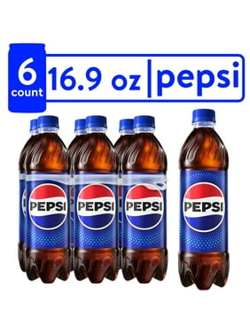 Pepsi Soda, 16.9 Fl Oz, 6 Count