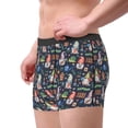 thumbnail image 5 of Cauagu Garden Gnomes Print Boxer Briefs for Men,Comfortable Breathable Men's Underwear Moisture Wicking Underpants -Large, 5 of 8