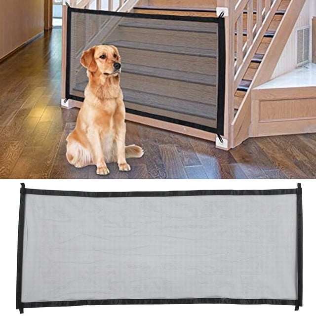 Malla De Protección De Seguridad Para Mascotas, Puerta De Mascota Portátil Ligera Con Tela Resistente, Bromas De Control De Forma Segura Con Diseño Simple, Adecuado Para La