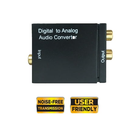 - Installer Approved Optical/Coaxial Digital to Analog Converter