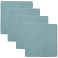thumbnail image 6 of ELAYARD Sky-Blue Water Absorbent Canvas Coasters for Coffee Table 4Pcs, 6 of 8