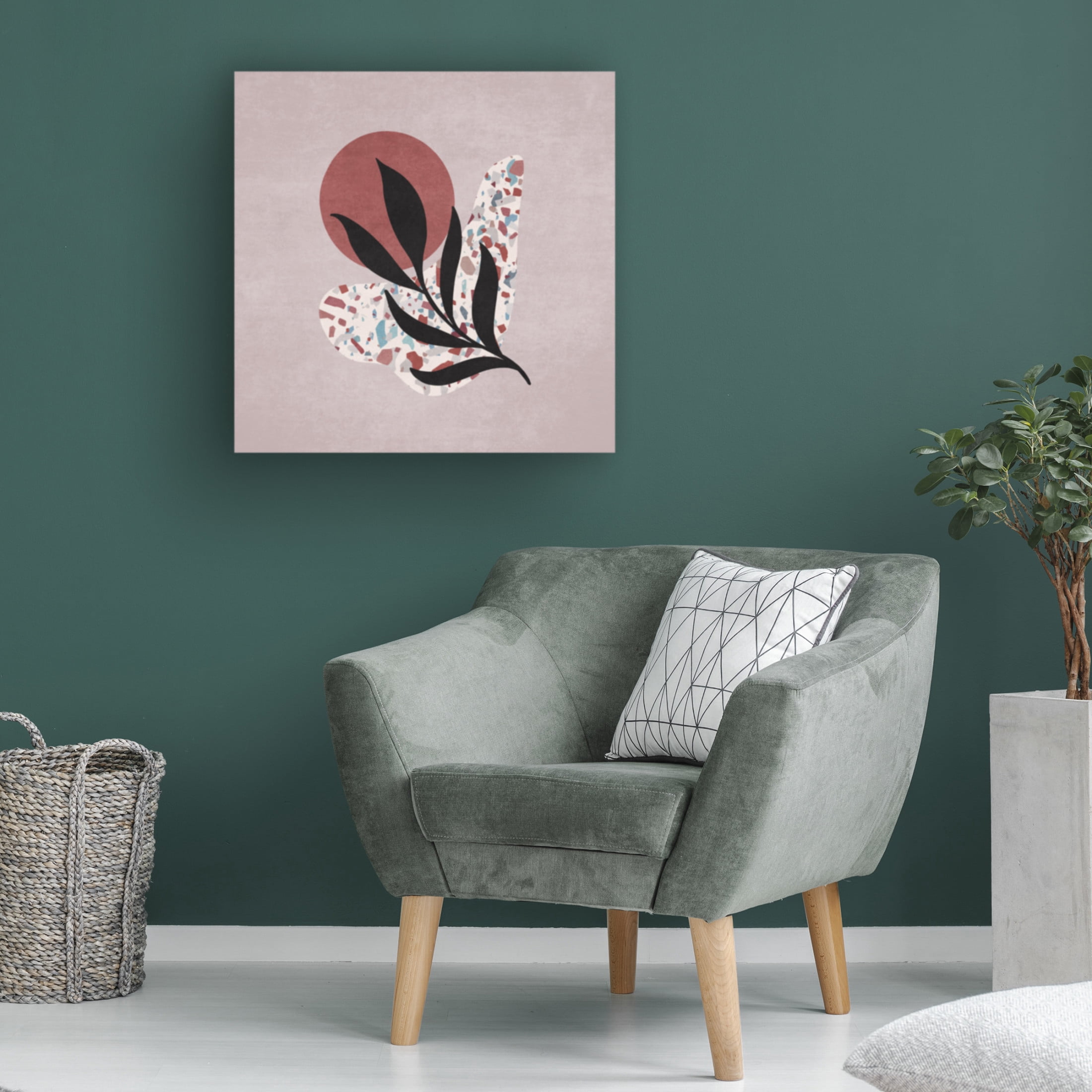 Trademark Fine Art Emel Tunaboylu Terazzo04 Canvas Wall Art