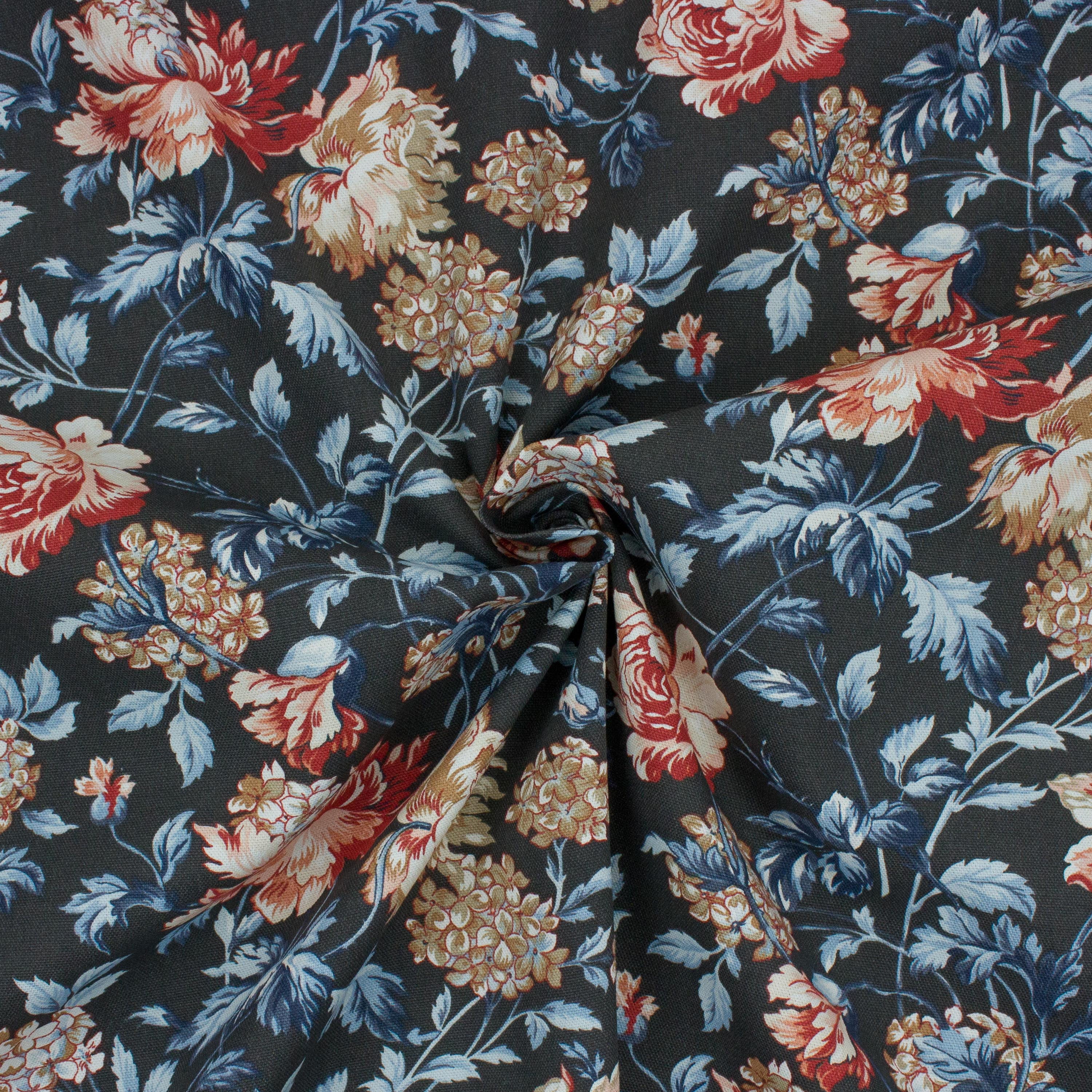 Better Homes & Gardens Traditional Floral Blue 8 Yards by the Bolt 54" Width 100% Cotton Fabric - Walmart.com Better Homes & Gardens Traditional Floral Blue 8 Yards by the Bolt 54" Width 100% Cotton Fabric - Walmart.com