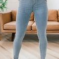 thumbnail image 5 of Lady's Stretch Jeans Elastic Waist Slim Fit Skinny Pants, 5 of 5