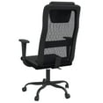 thumbnail image 5 of vidaXL Office Chair Office Computer Desk Chair Mesh Fabric and Faux Leather, 5 of 26