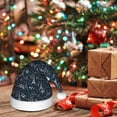 thumbnail image 6 of Salouo Romantic Eiffel Tower for Adult Christmas Hat Xmas Holiday Hat Santa Hat for Women & Men Festive Headwear Accessories Fit for Christmas/ New Year/Holiday/Party,1PC, 6 of 6