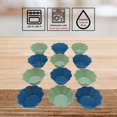 thumbnail image 3 of Starfrit Silicone Muffin Liners, Reusable & Non-Stick Baking Cups , Blue & Green, Pack-12, 3 of 5