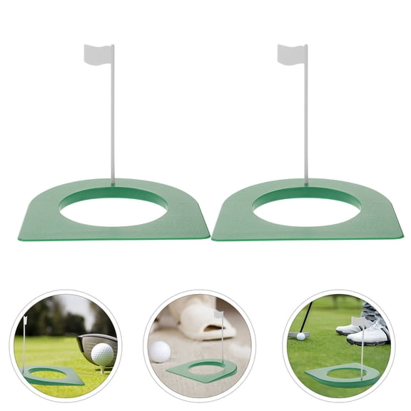 HEALEEP Golf Putting Practice Equipment 2Pcs for Men with Durable Material and Portable Training
