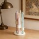 thumbnail image 1 of 360 Rotating Pen Holders 4 Slot Rotatable Pen Stand For Desk ABS Plastic Pen Organizer With Adjustable Slots, 1 of 6