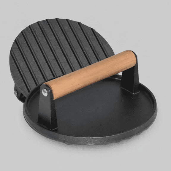 Cast Iron Grill Press, Round