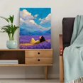 thumbnail image 5 of Double Pink Lotus Water Lily Canvas Print Peaceful Home Wall Art, 5 of 8