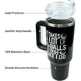 thumbnail image 3 of 40 oz Tumbler with Handle and Straw - Perfect for Mom, Best Friend, Wife, Sister, Daughter or Coworker - Christmas, Valentine''s Day, Mother''s Day-Inspirational Gifts for Women, 3 of 6