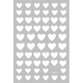 thumbnail image 1 of Pegatinas de uñas Yashi Apliques de uñas de corazón rojo R422 Blanco, 1 of 5
