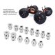 thumbnail image 4 of Cabeza De Bola De Amortiguador De Choque De Coche RC, Hierro Delicado, Duradero, Flexible, 14 Piezas Cabeza De Bola De Amortiguador RC Estable, Fácil Instalación Y Desmontaje, 4 of 7