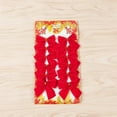 thumbnail image 2 of Adornos navideños Mini lazo de tela rojo dorado y plateado de 5,5 cm Adornos para árbol de Navidad Paquete de 12 piezas, 2 of 4