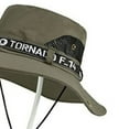 thumbnail image 2 of Sombrero de pescador para hombre, verano, pesca al aire libre, protector solar, cubierta facial, protección UV, ala grande, gris oscuro, 2 of 3