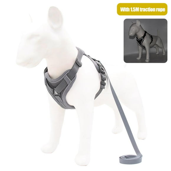 Toma New Dog Leash Reflective Pet Dog Harness Vest-style Pet Chest Harness Pet Supplies