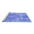 thumbnail image 2 of Ahgly Company Machine Washable Indoor Rectangle Persian Blue Traditional Area Rugs, 2' x 4', 2 of 4