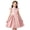 P315 Pink, variant on Tfken Soft Dresses Girls Comfy Holiday Travel Girls Tutu Dresses A Line Floral Decoration Party Fashion Children Cute Clothes Size 8 Years