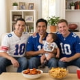 thumbnail image 2 of Baby Essentials Baby Bib & Bootie Sock Set – Football Outfit Gift for Newborns & Infants (Brown My 1st Season, 0-12 months), 2 of 8