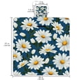 thumbnail image 2 of Daisy Large Canvas Picnic Blanket - Waterproof Outdoor Mat for Camping, Beach, and Travel - Extra Thick, Portable, and Durable - Foldable and Easy to Clean - Family Size, 2 of 6