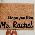 thumbnail image 4 of Hbdhejl Mat Rug Hopes You Like Ms Rachels Doormat Housewarming Gift Front Door Decor Good Doormat Funny Door Mat Porch Decor Closing Gift, 4 of 9