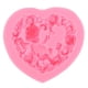 thumbnail image 2 of Molde de Silicona para pastel Jadeshay forma de corazón de Ángel DIY 3D color Rosa tamaño 9*8*2cm, 2 of 8