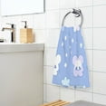 thumbnail image 5 of Happy Cloud and FlowerBath Towel 100% Cotton Soft Thick High Absorbency Hand Face Towel Single Pack 16x28in, 5 of 7