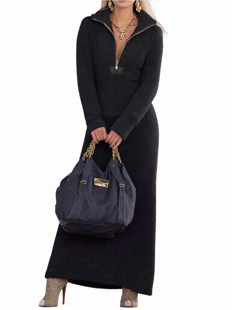 fleece maxi dress AKOEE Long Hoodie Sweatshirt Dress with Pockets Cotton Fleece Hooded Pullover Hoody Maxi Dresses for Women Winter Fall (5X-Large, Khaki), Women's,