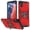 Red, variant on Moto G Play 2024 Magnetic Kickstand Case - Red