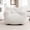 White, variant on HICOMILA Bean Bag Chair, Soft Teddy Fleece Bean Bag Sofa Chair with Armrests, High-Density Foam Filling, Comfy Oversized Lazy Chair for Living Room, Bedroom, Office