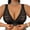 Black, variant on MIOTAN Women'S Elegant Front Closure Bra - Breathable Mesh, Wide Straps, No Underwire, Uplifting,Comfortable Sleepwear Elegant Lingerie Breathable Mesh Bra