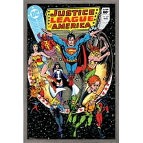 DC Comics - Justice League - Cover Wall Poster, 22.375" x 34", Framed