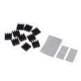 thumbnail image 2 of 20 PCS Mini Disipador de Calor con Diεntes, Hecho de Material de Aleación de Aluminio de Primera , Gran Conductividad Térmica - Negro, 14x14x6mm Soledad Disipadores de calor de aluminio, 2 of 10