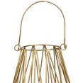 thumbnail image 6 of Northlight Basket Style Iron Pillar Candle Holder - 9.5" - Gold Finish, 6 of 6